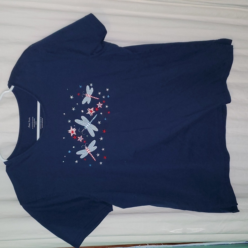 Patriotic Dragonfly T Shirt